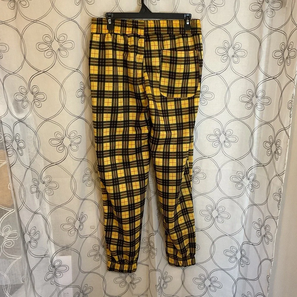 NWT Men's Drill Clothing Co. Fresh Prints of BelAir Joggers Size Medium‎ Yellow